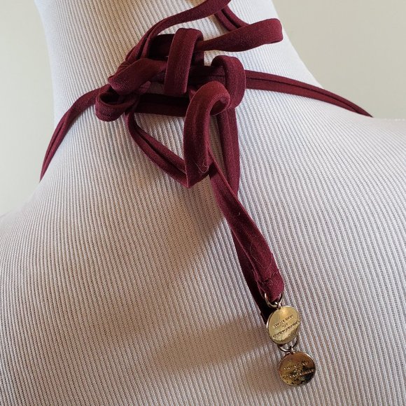 Kate Spade Sumac Red Floral Accent Bikini Top - Picture 4 of 7